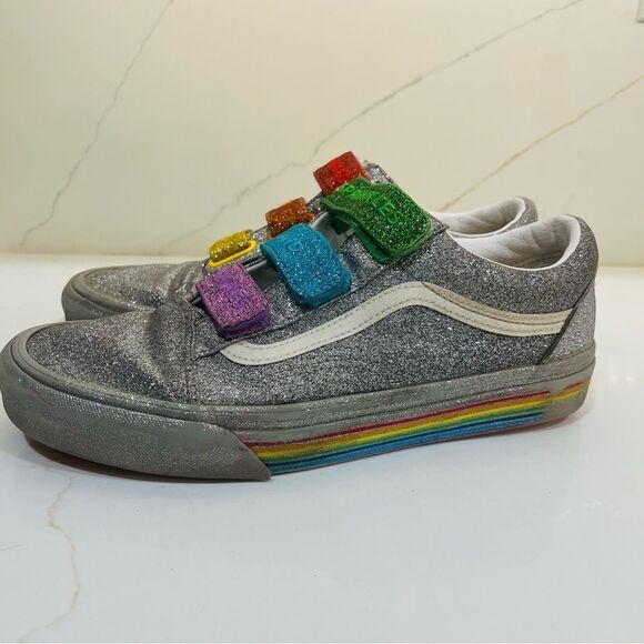 Vans Flour Shop x Old school V “silver rainbow” in Metallic - Picture 8 of 13